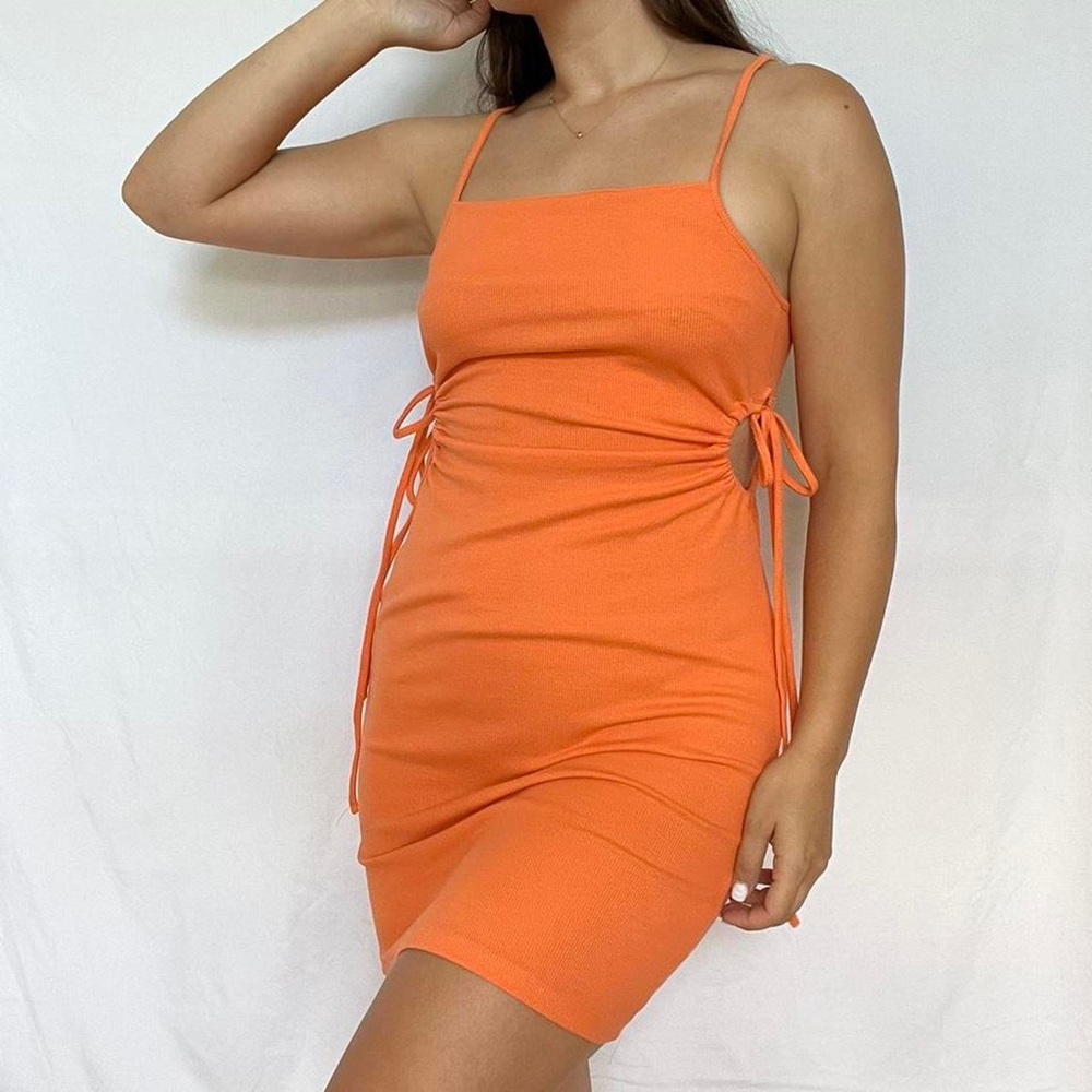 Zara Orange Bodycon